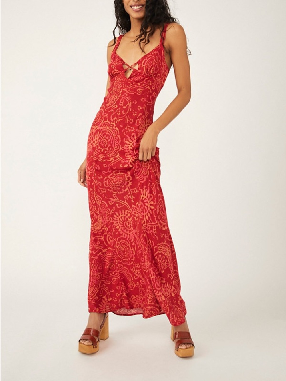 Free People Mystical Mindset Printed Maxi Dress